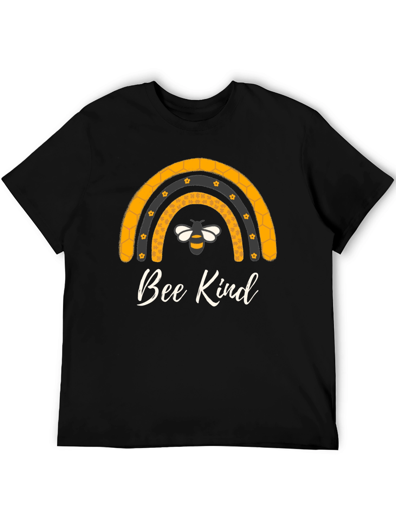 Bee Kind Rainbow Graphic Tee