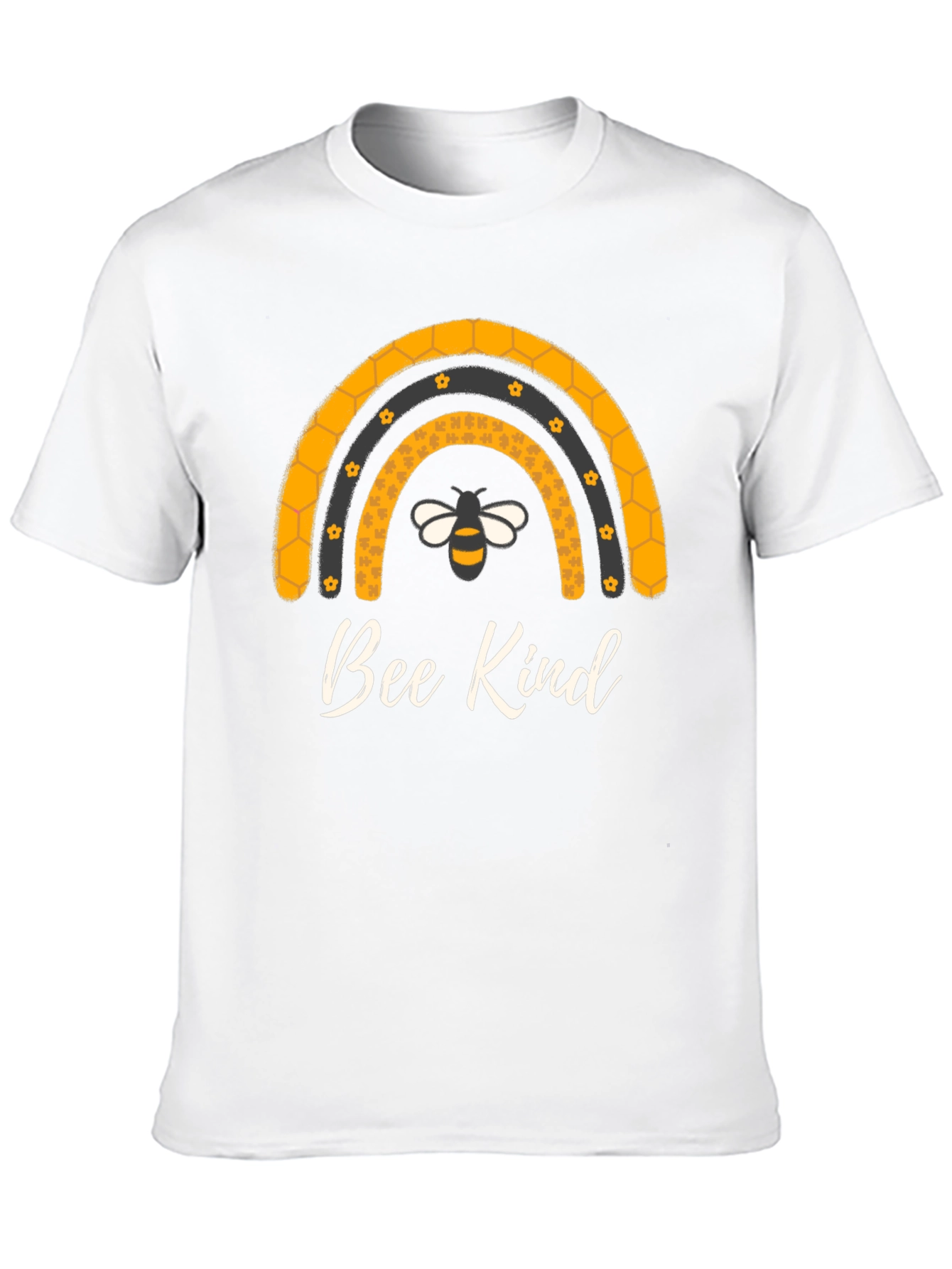 Bee Kind Rainbow Graphic Tee