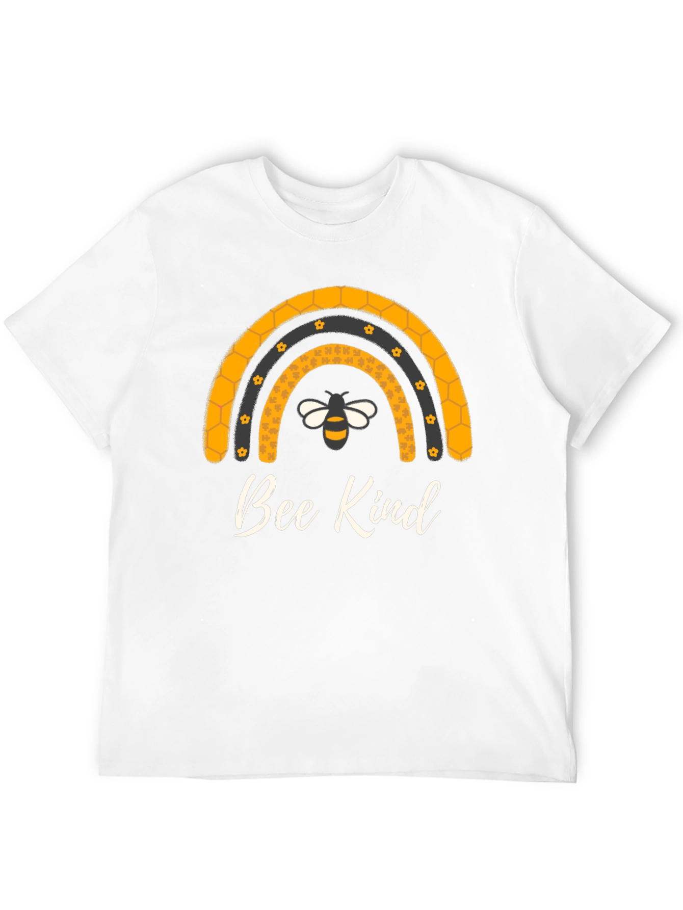 Bee Kind Rainbow Graphic Tee