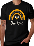 Bee Kind Rainbow Graphic Tee