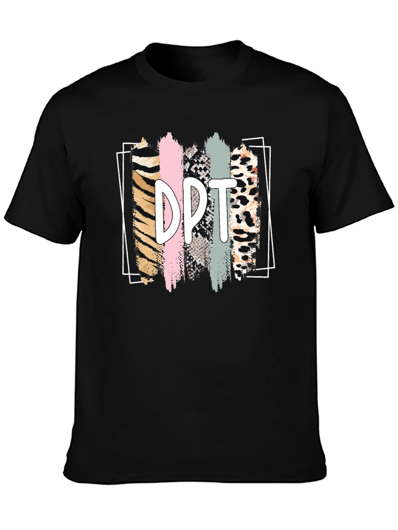 DPT Animal Print Graphic Tee - Stylish & Comfortable