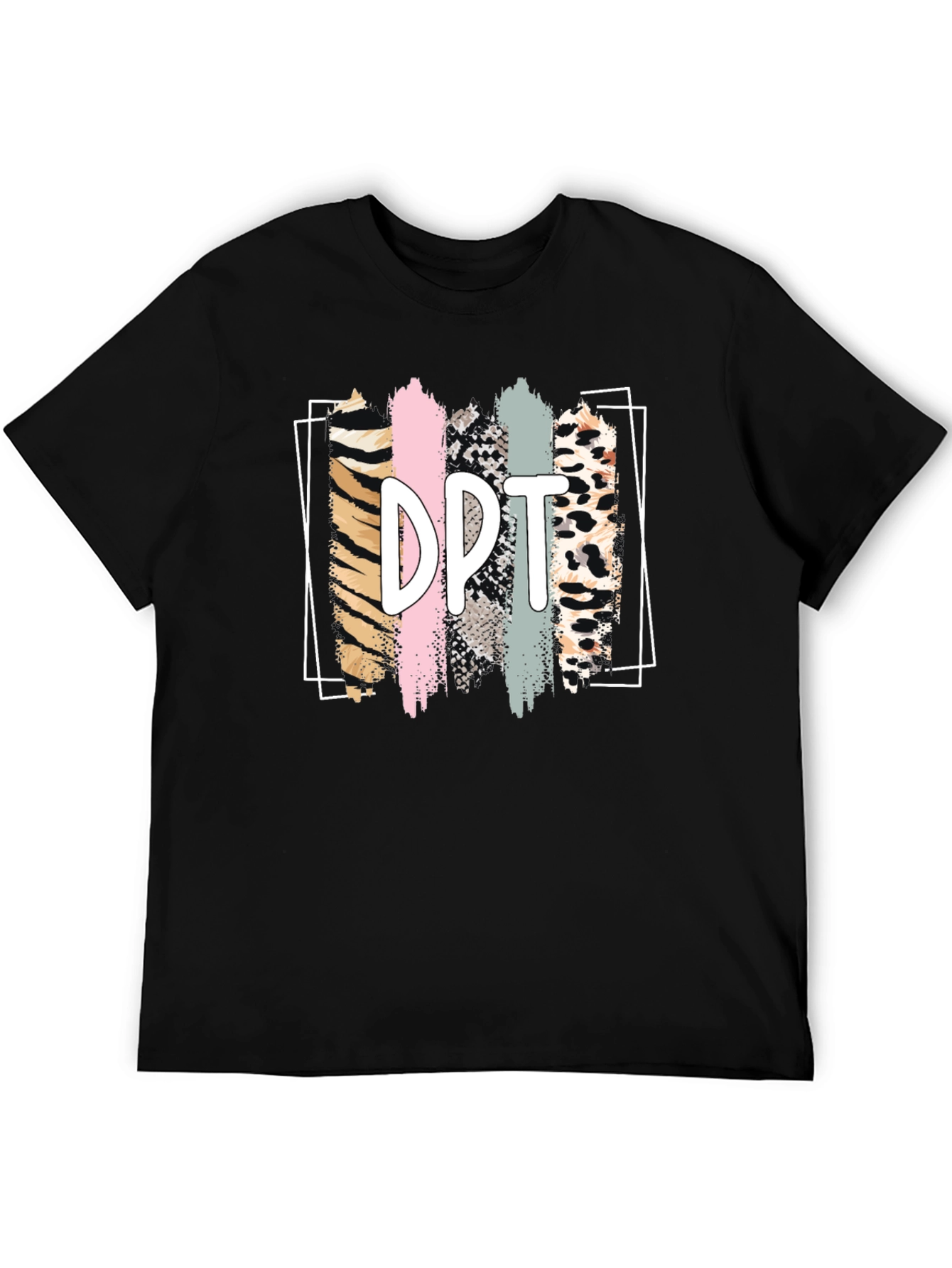 DPT Animal Print Graphic Tee - Stylish & Comfortable