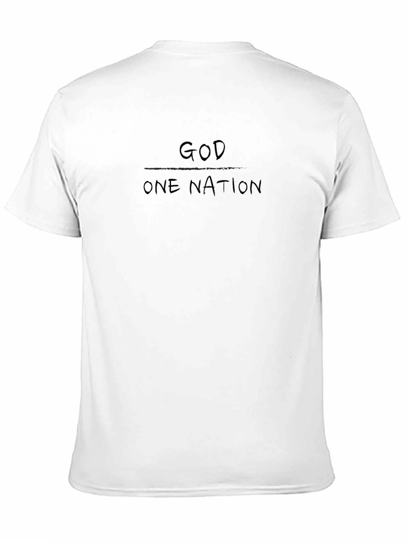 God One Nation Black T-Shirt