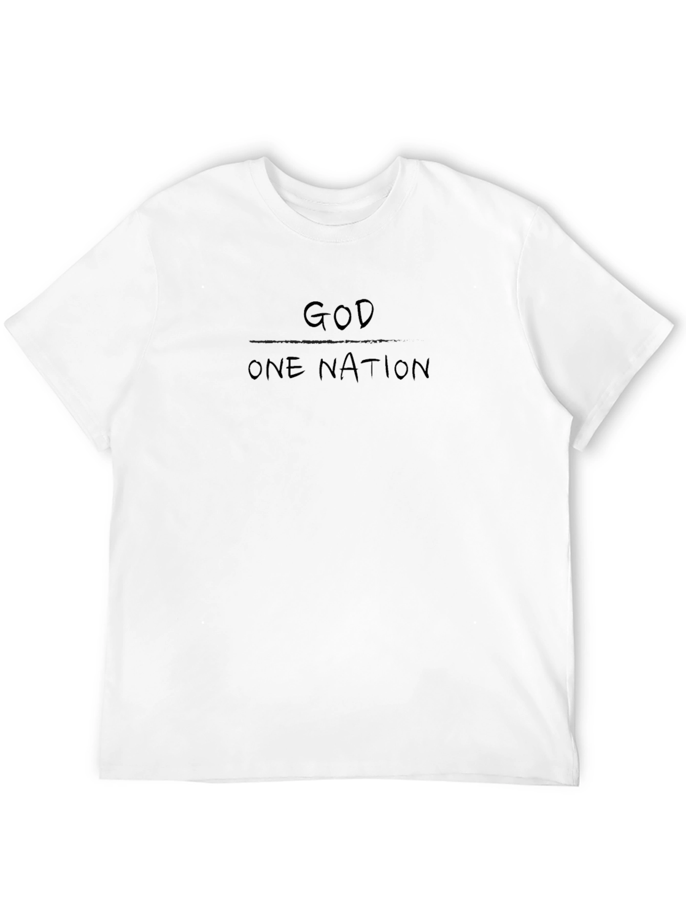 God One Nation Black T-Shirt