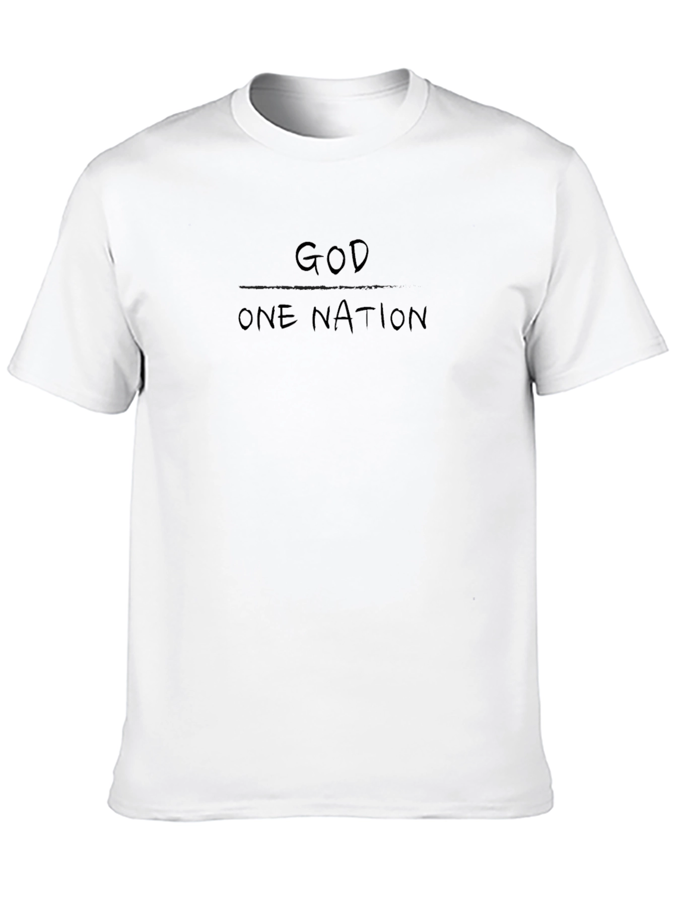 God One Nation Black T-Shirt