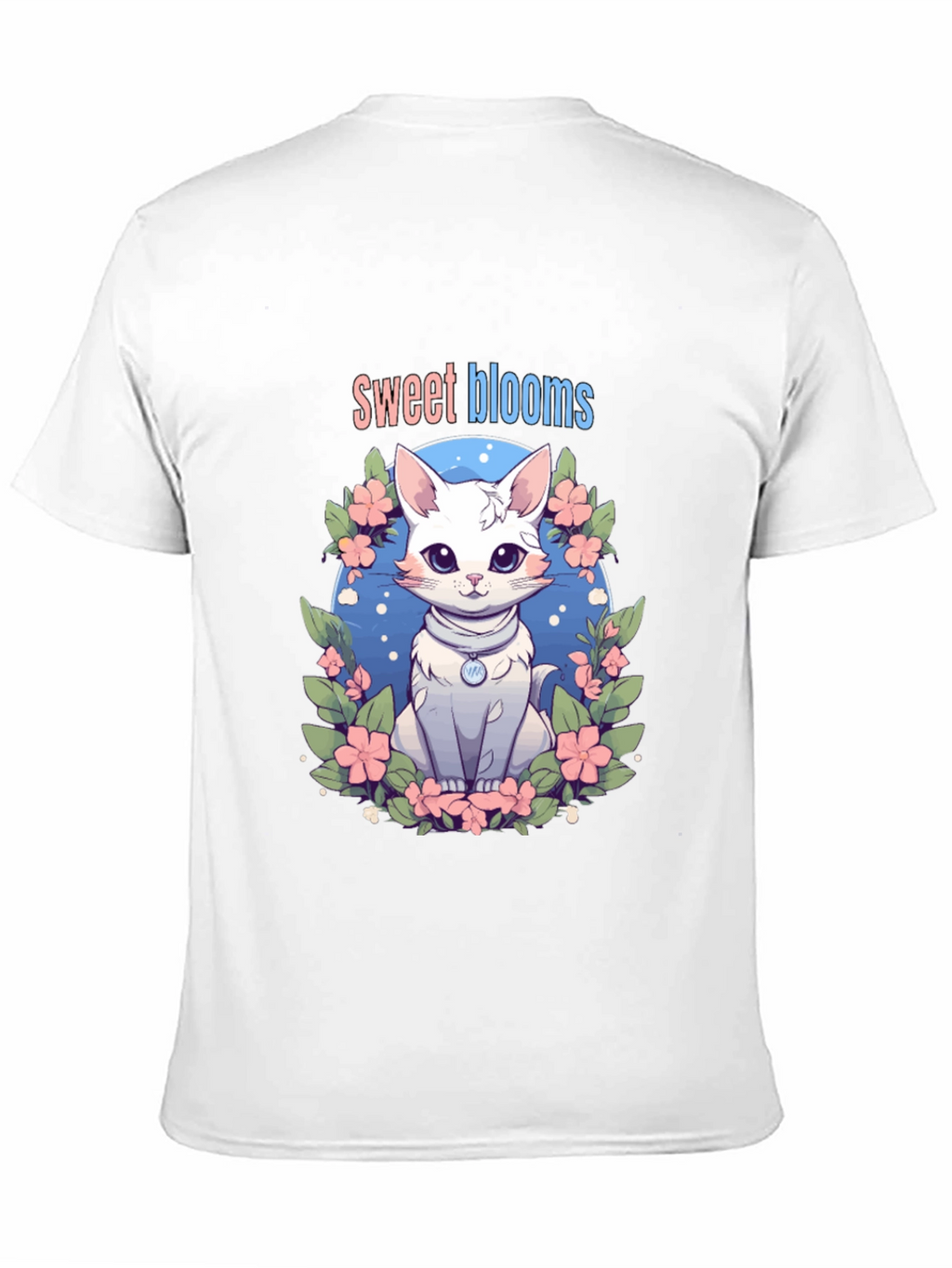 Sweet Blooms Cat T-Shirt
