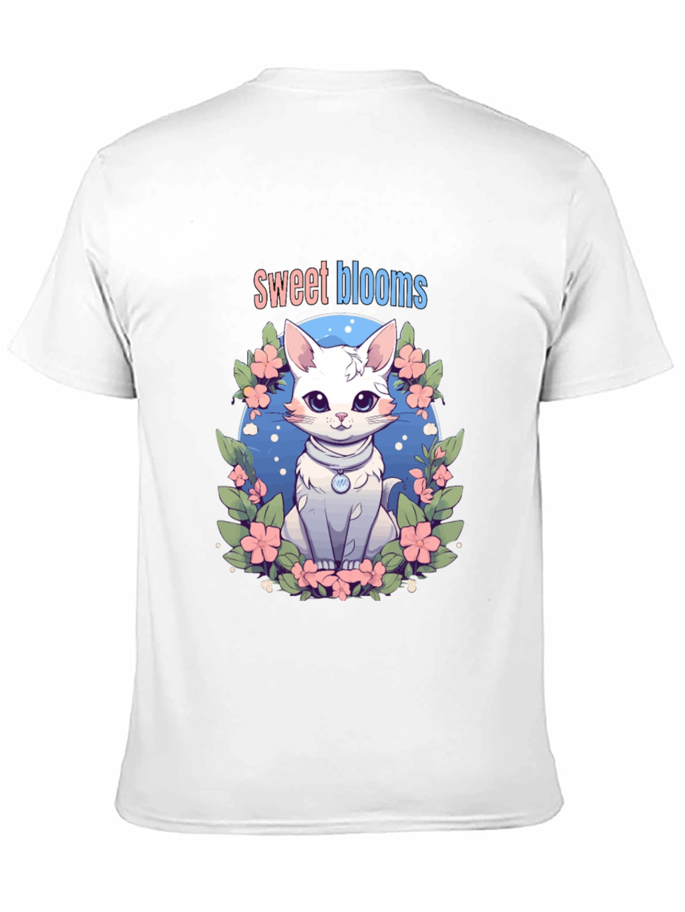 Sweet Blooms Cat T-Shirt