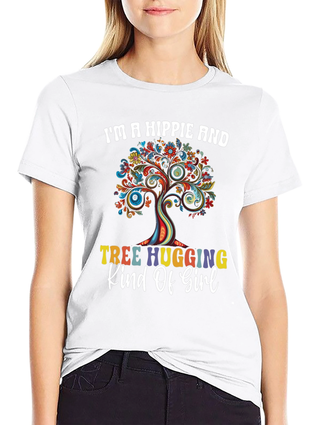 Hippie Tree Hugging T-Shirt