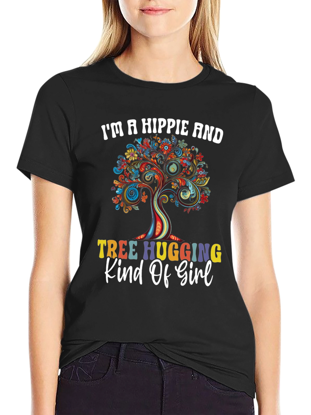 Hippie Tree Hugging T-Shirt