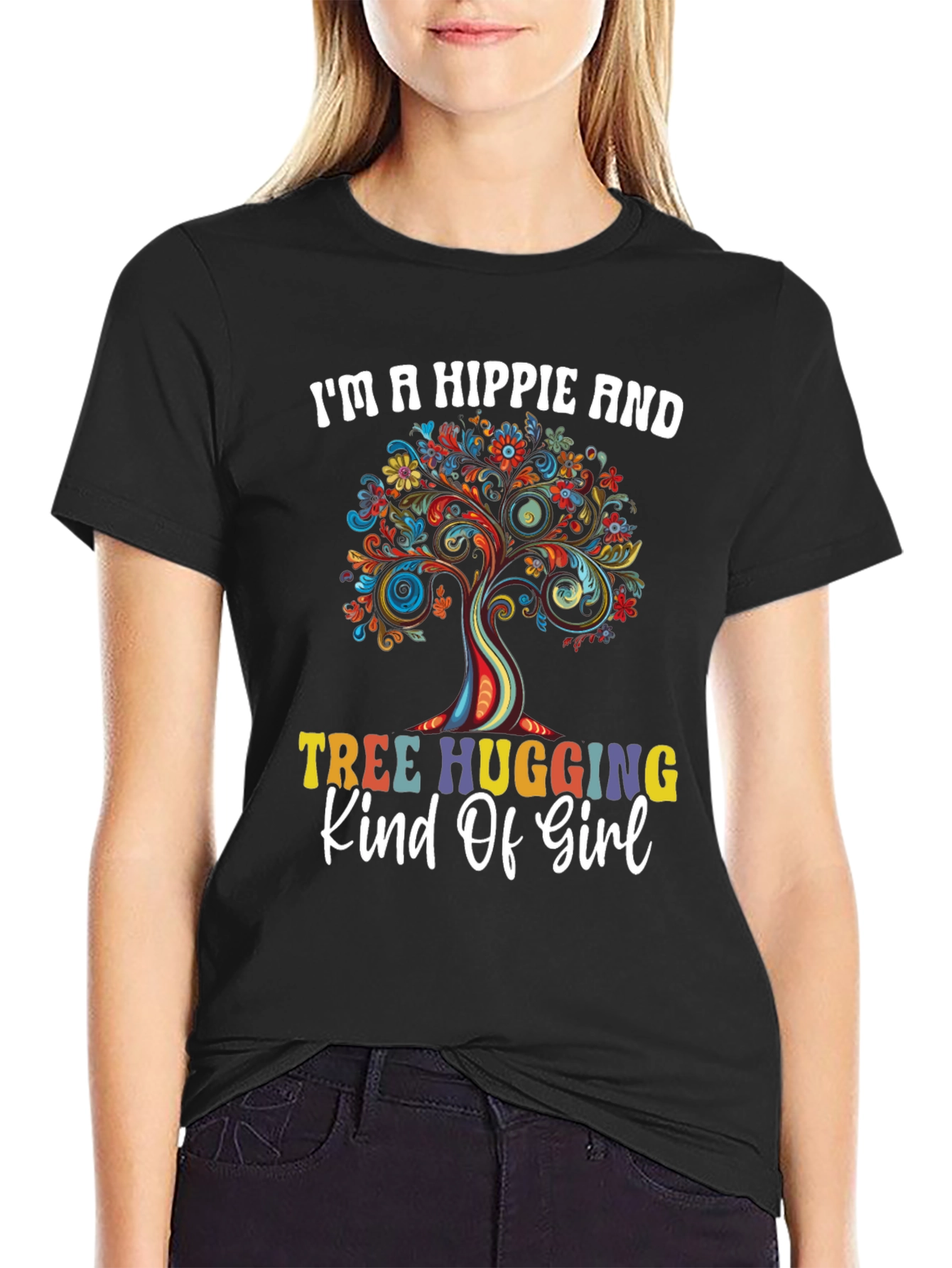 Hippie Tree Hugging T-Shirt