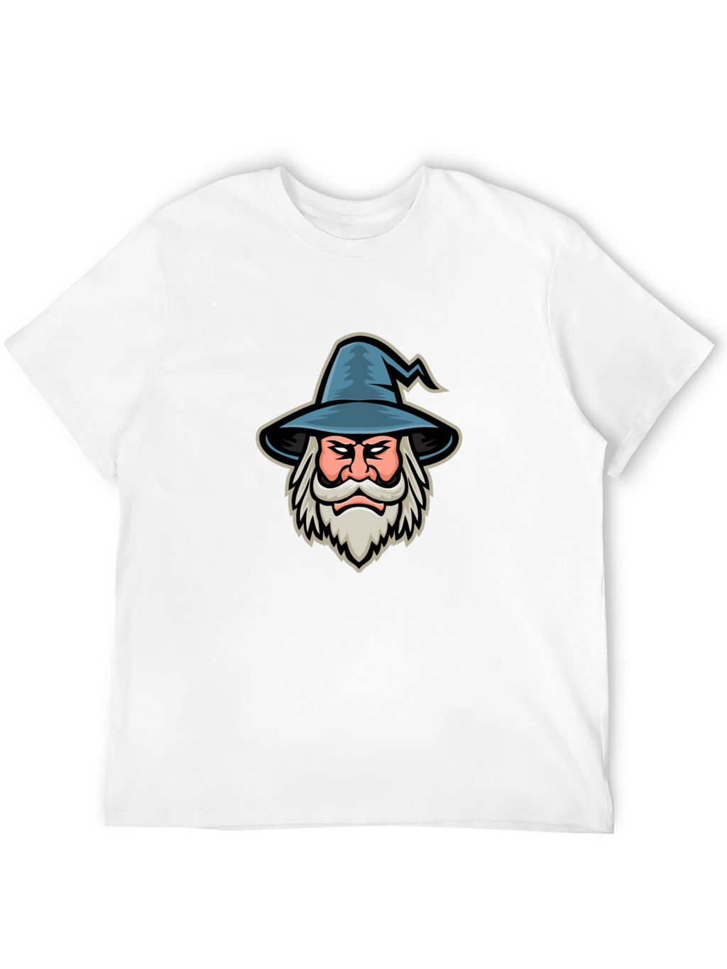 Wizard Graphic T-Shirt - Black Cotton Tee