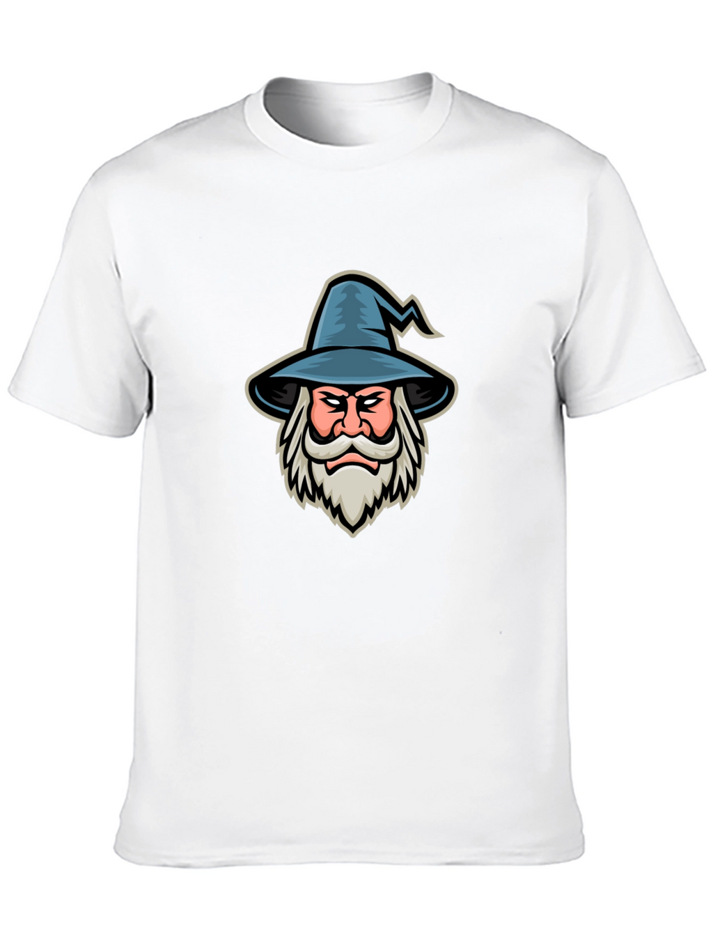 Wizard Graphic T-Shirt - Black Cotton Tee