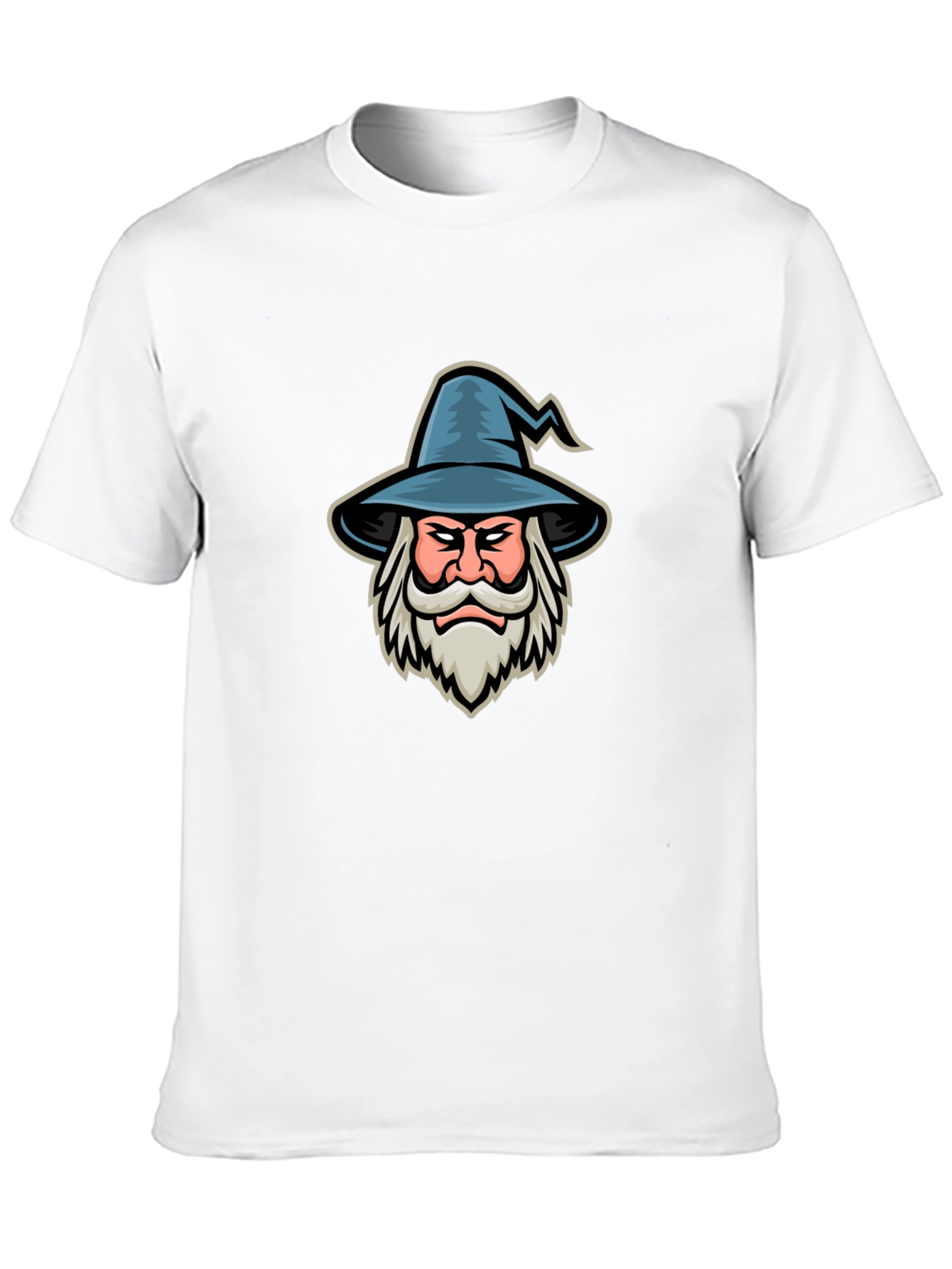 Wizard Graphic T-Shirt - Black Cotton Tee