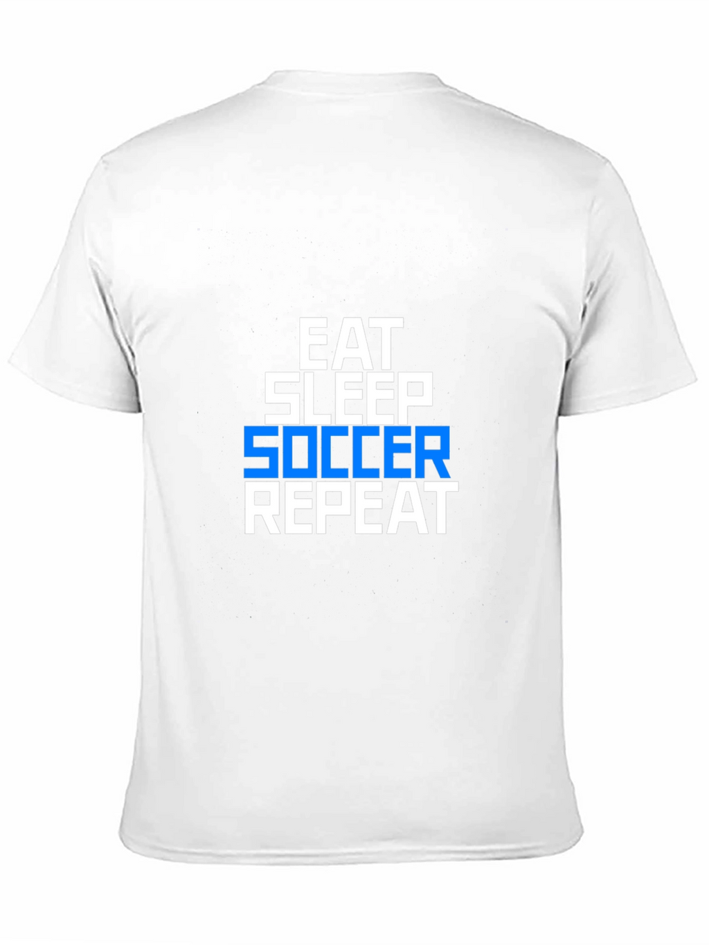 Eat Sleep Soccer Repeat Graphic Tee - Black