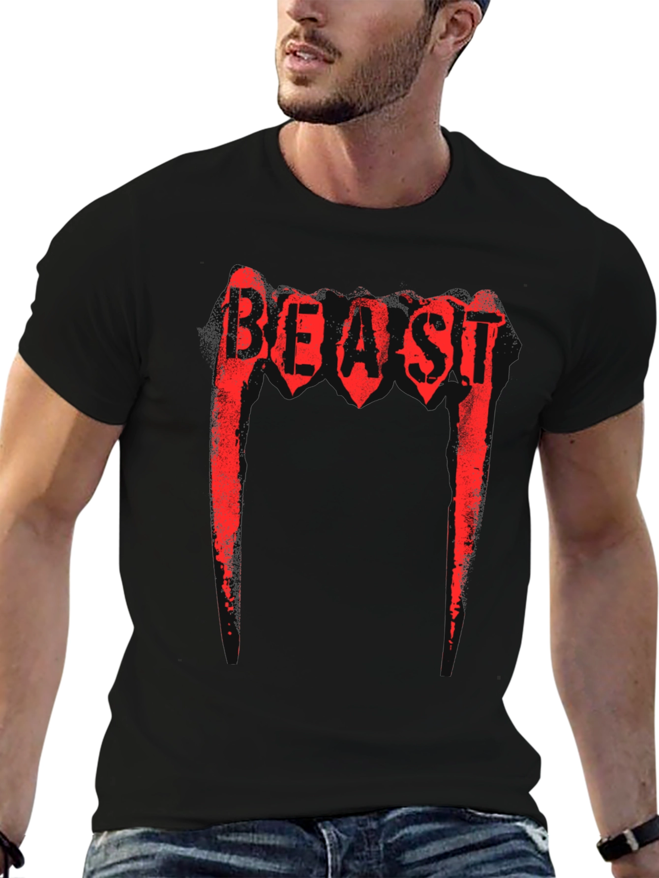 BEAST Graphic T-Shirt - Bold Statement Tee