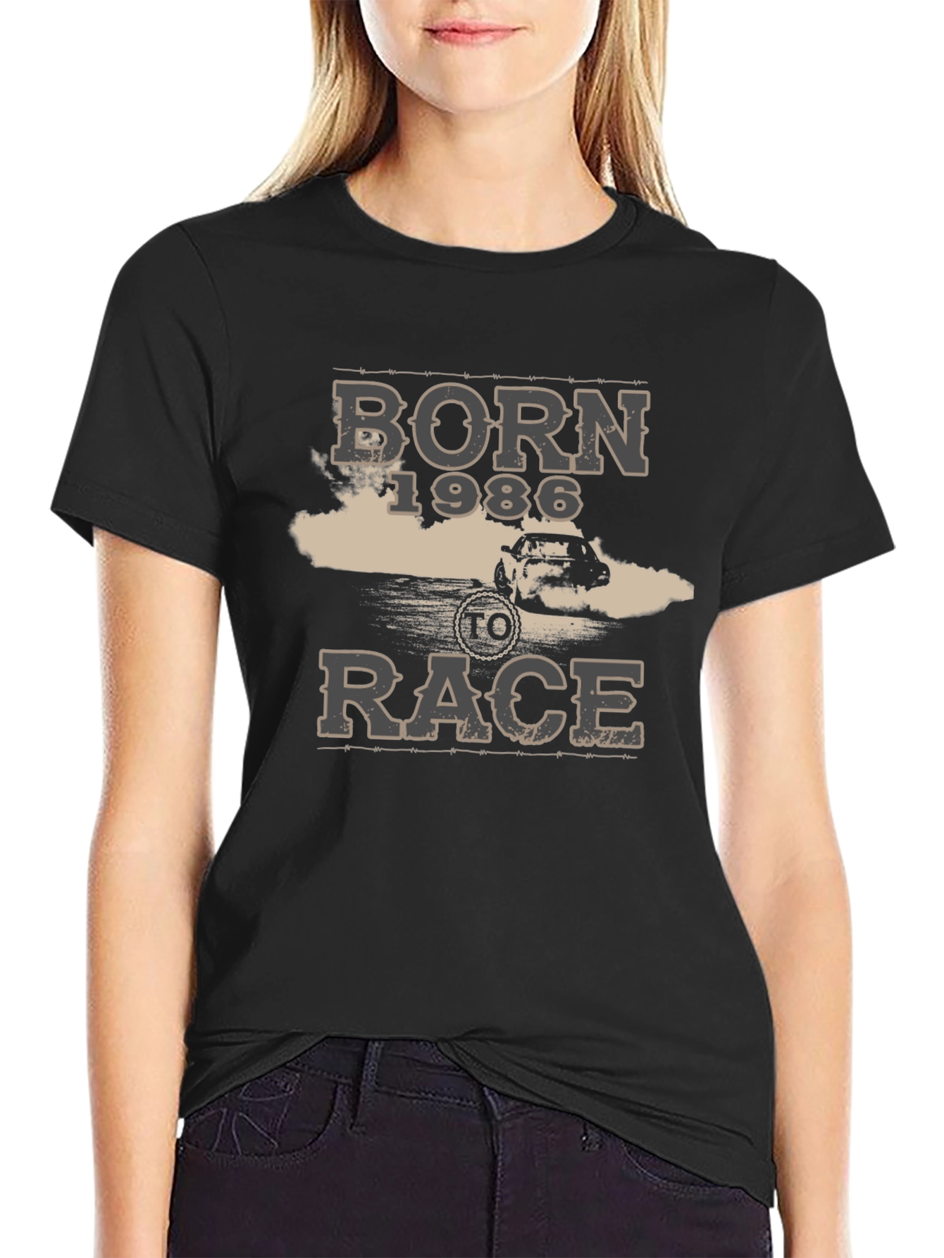 Born 1986 to Race Graphic T-Shirt