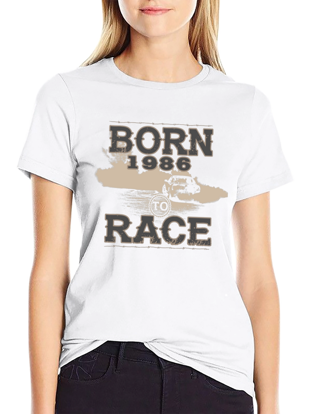 Born 1986 to Race Graphic T-Shirt