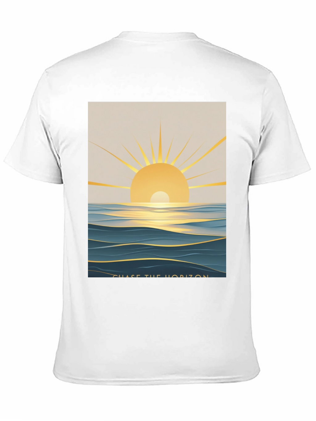 Chase The Horizon Graphic Tee - Black