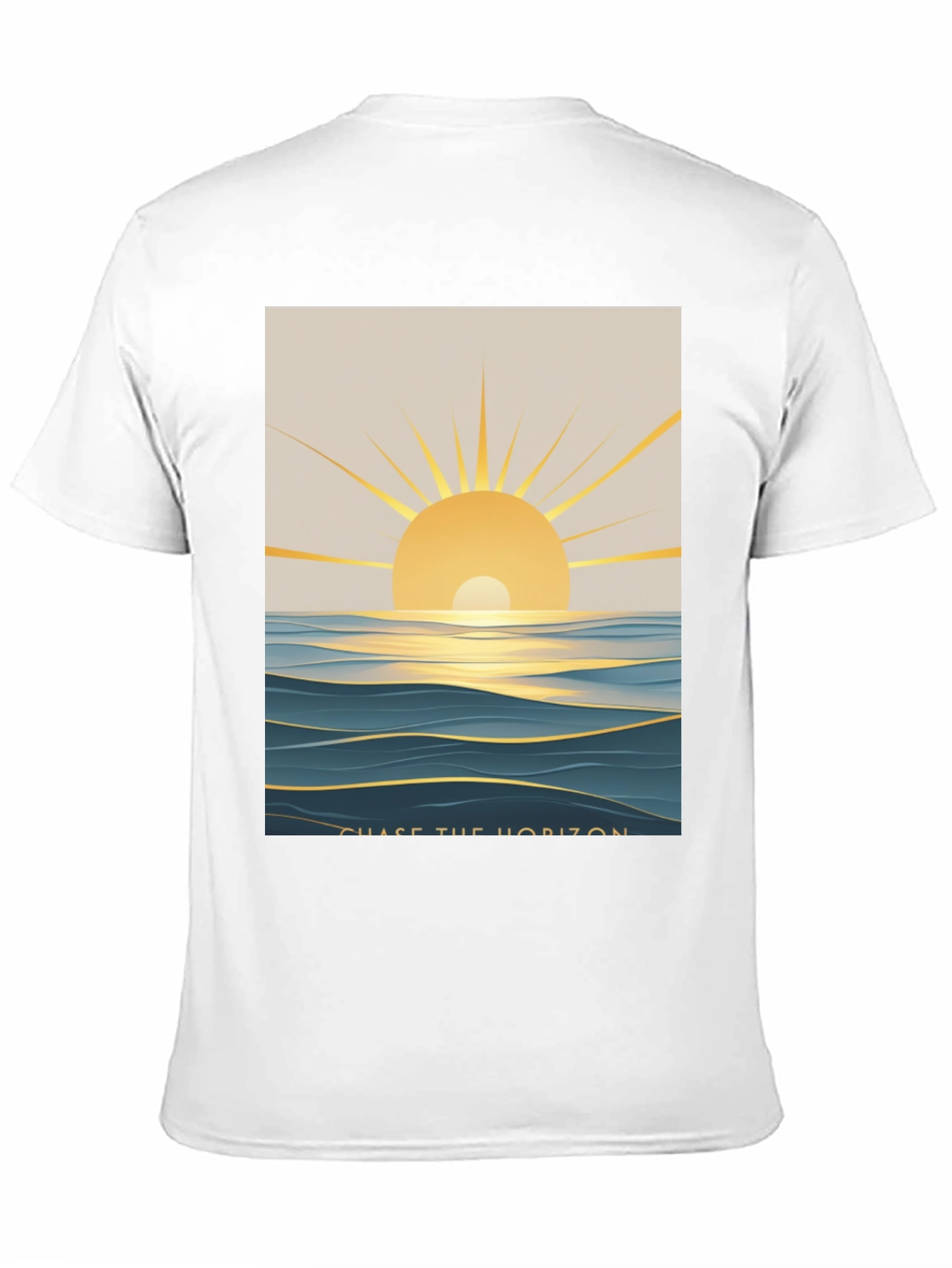 Chase The Horizon Graphic Tee - Black