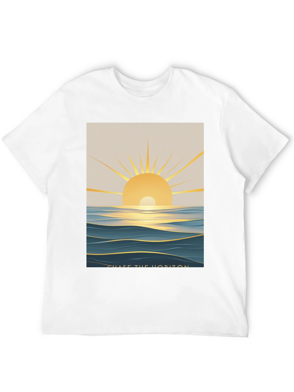 Chase The Horizon Graphic Tee - Black