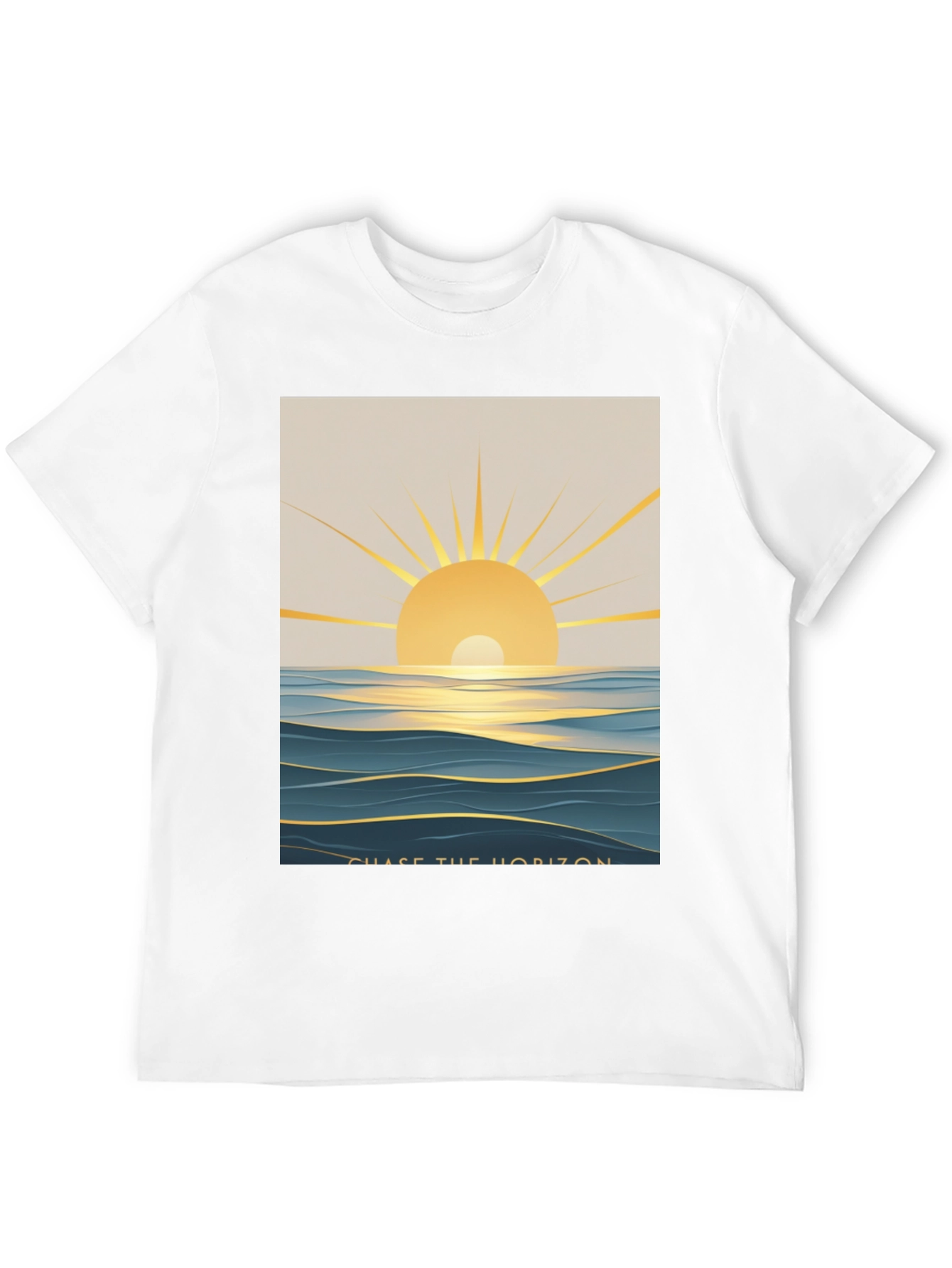 Chase The Horizon Graphic Tee - Black