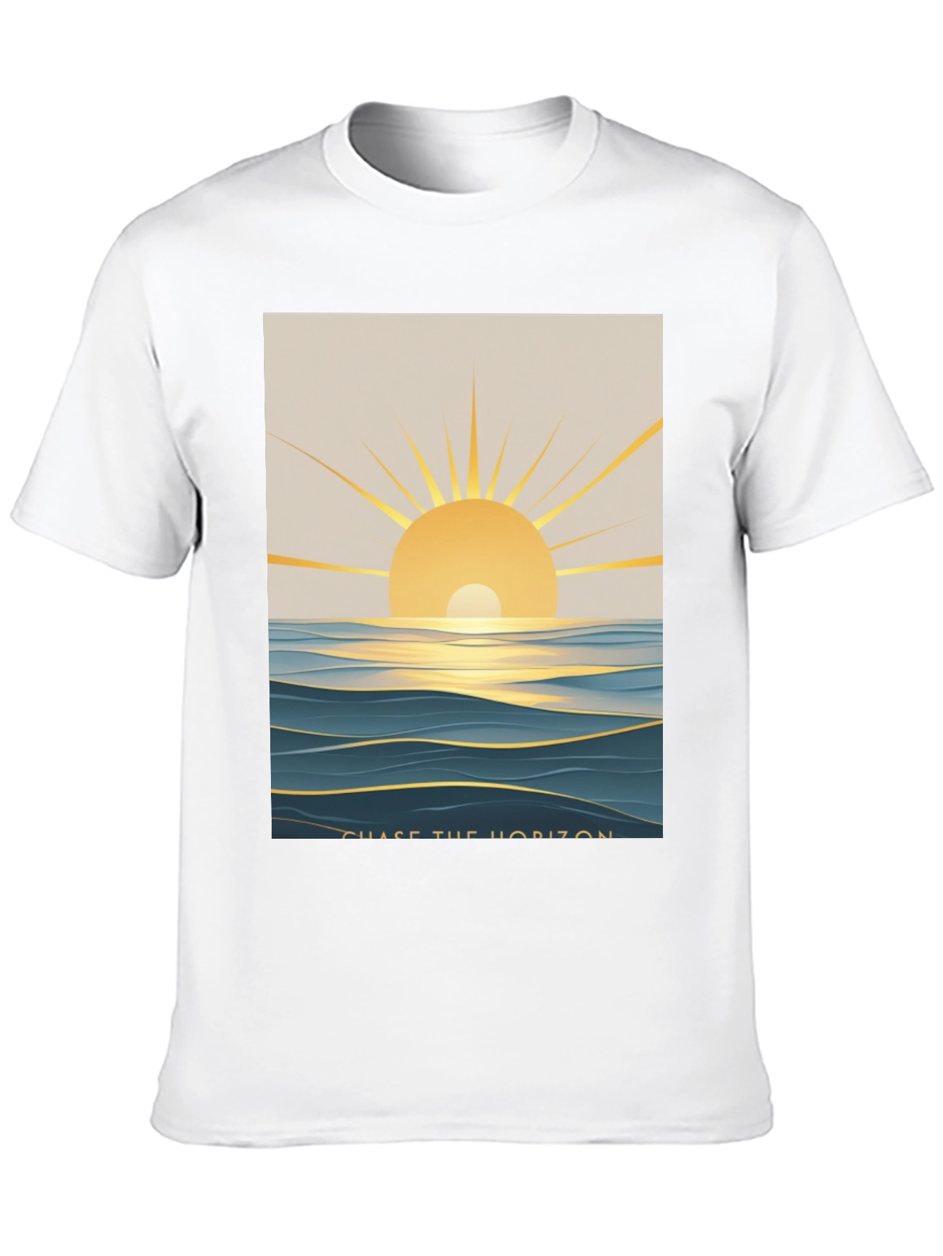 Chase The Horizon Graphic Tee - Black
