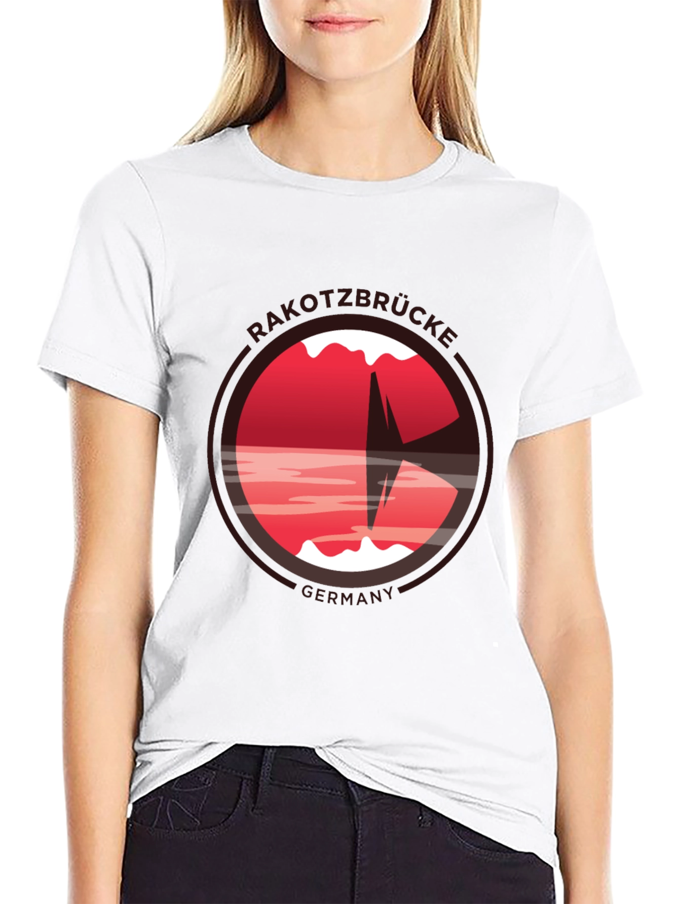 Rakotzbrücke Germany T-Shirt - Black