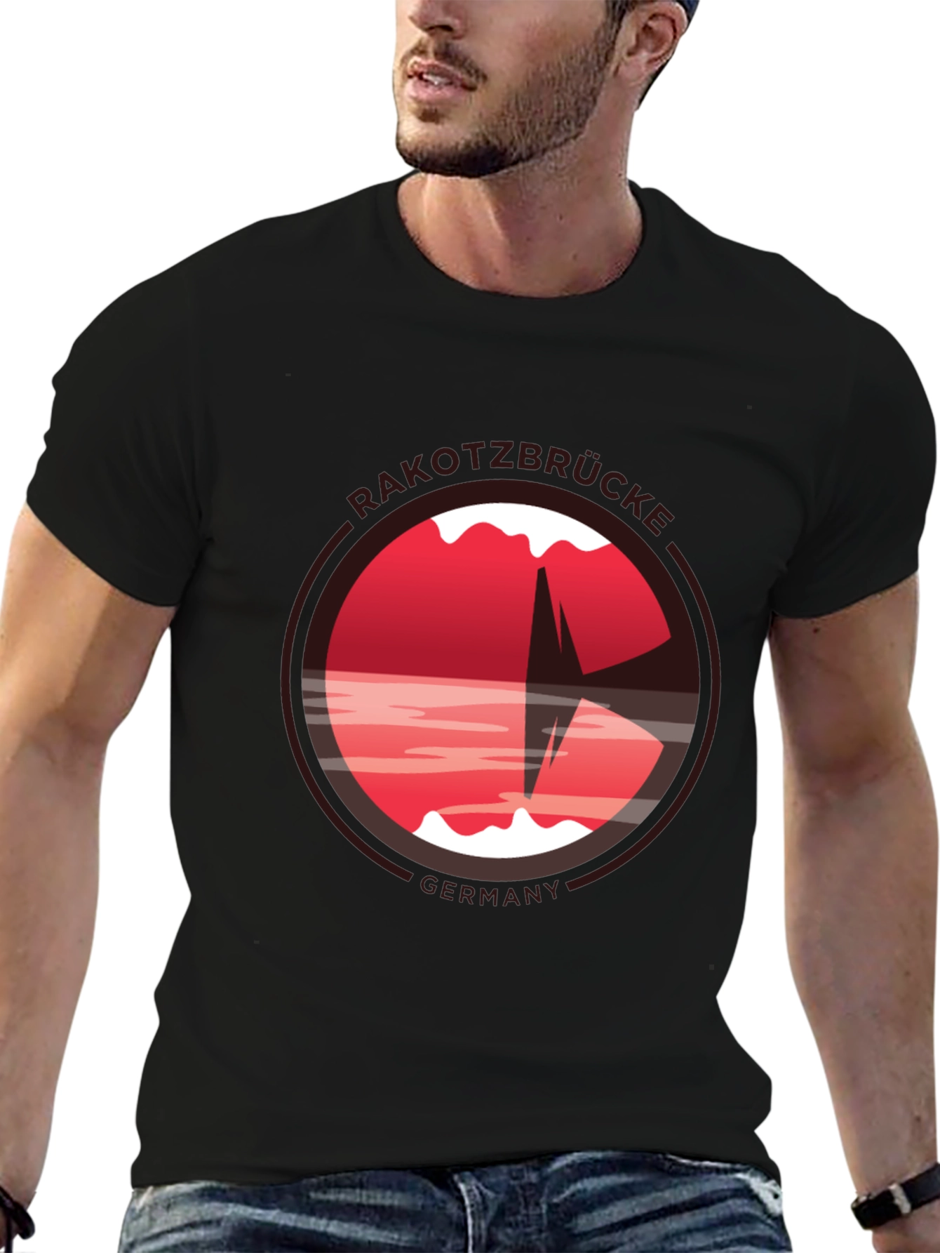 Rakotzbrücke Germany T-Shirt - Black
