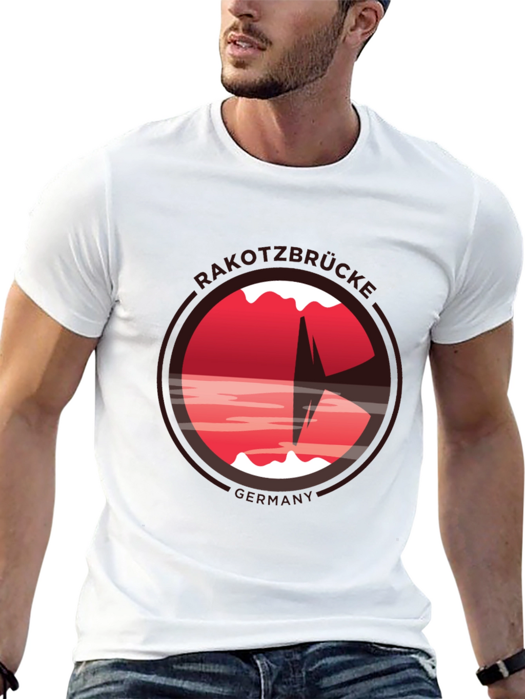 Rakotzbrücke Germany T-Shirt - Black