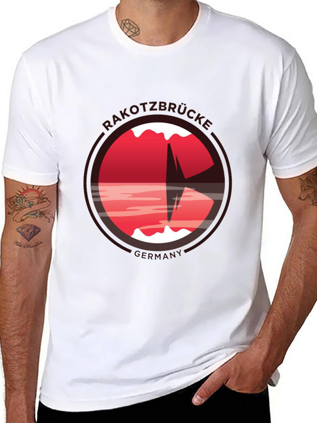Rakotzbrücke Germany T-Shirt - Black