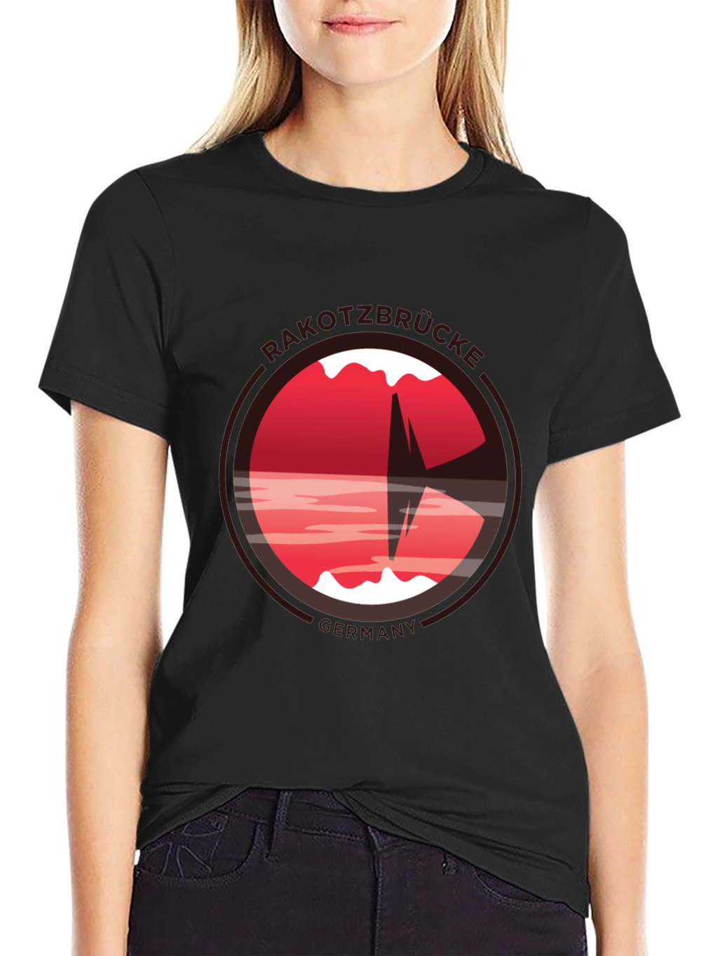 Rakotzbrücke Germany T-Shirt - Black