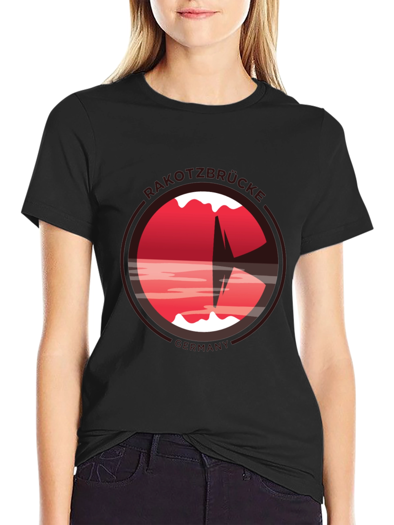 Rakotzbrücke Germany T-Shirt - Black