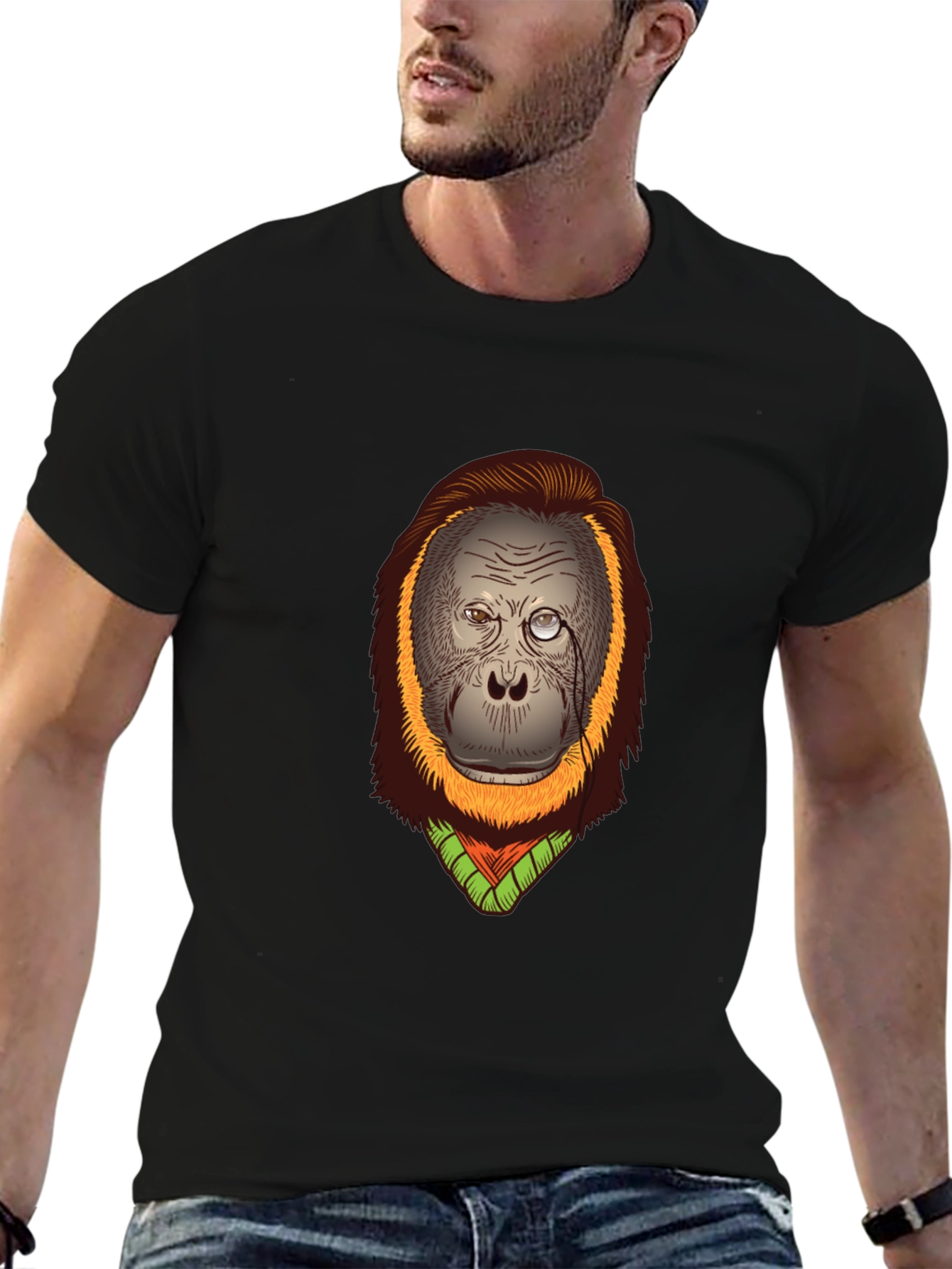 Orangutan T-Shirt: Gentleman Monkey Design