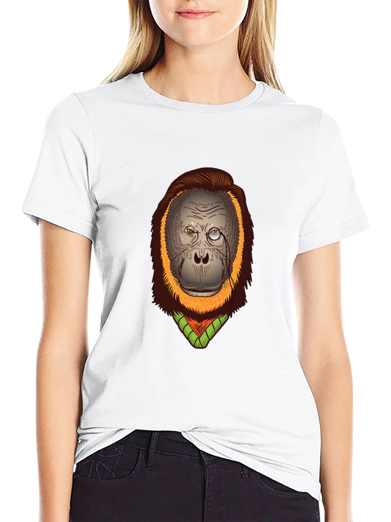 Orangutan T-Shirt: Gentleman Monkey Design