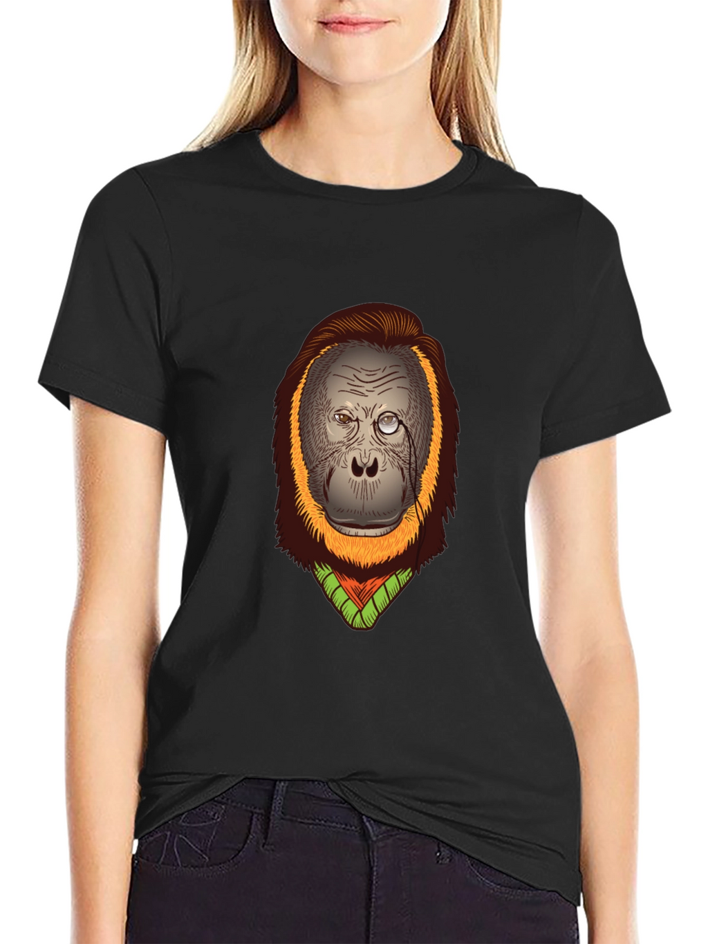 Orangutan T-Shirt: Gentleman Monkey Design