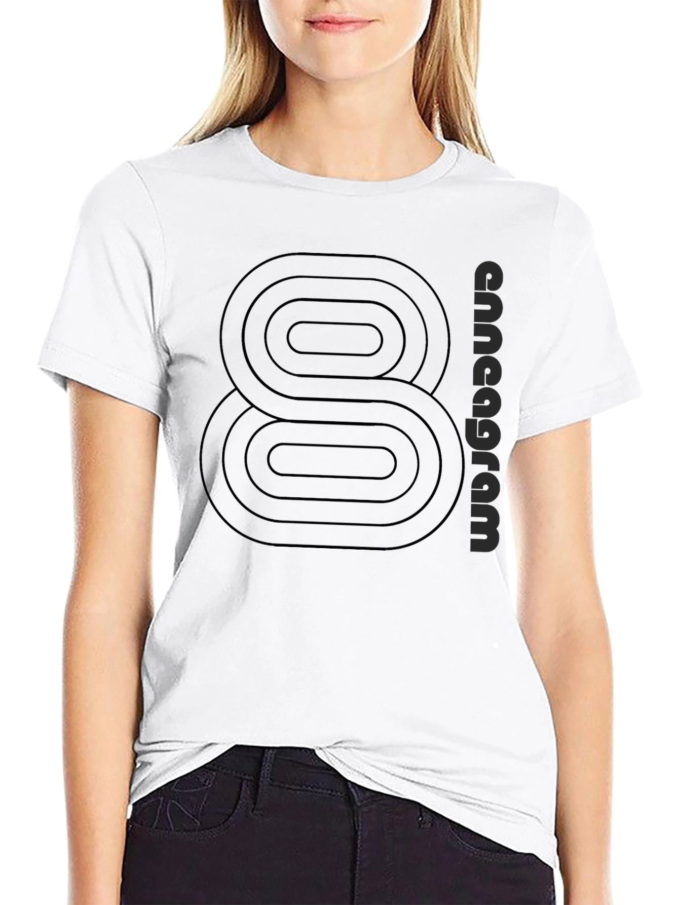 Enneagram Eight Black T-Shirt