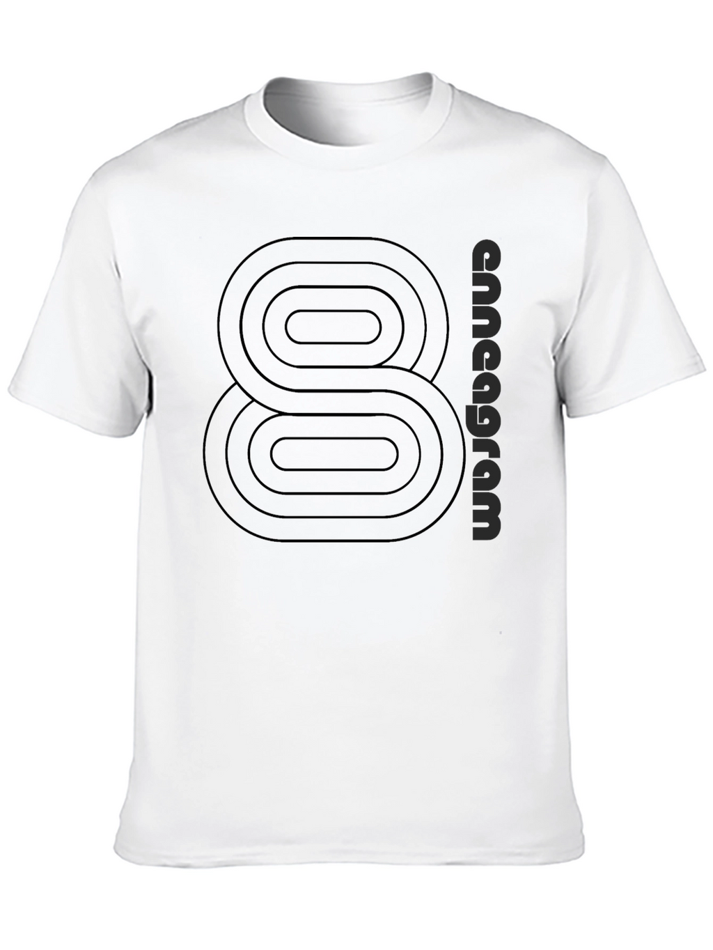 Enneagram Eight Black T-Shirt