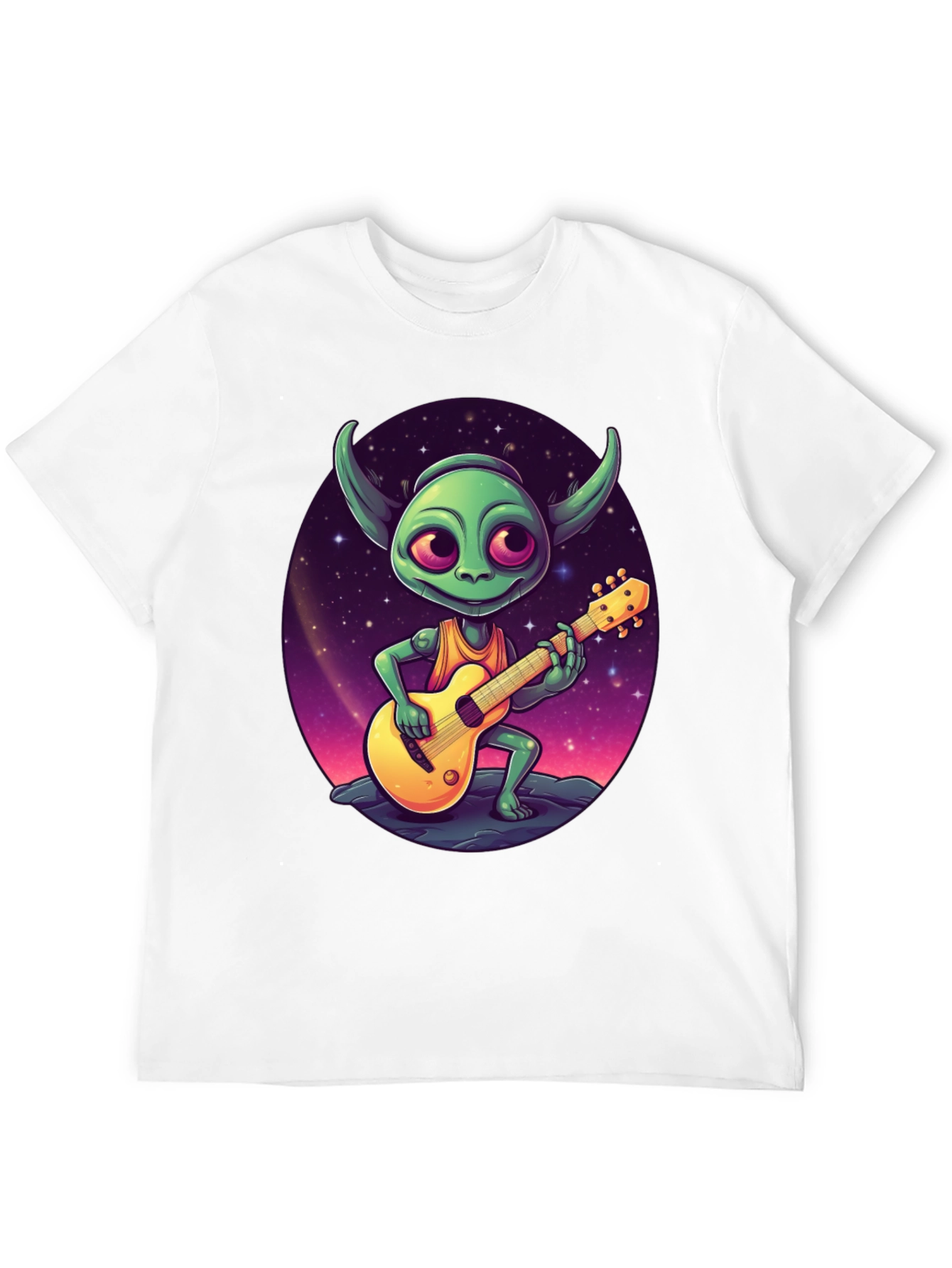 Alien Guitarist Graphic Tee - Rock Your Style!