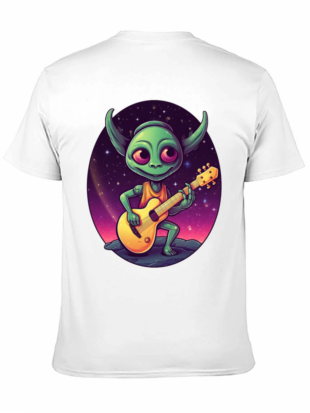 Alien Guitarist Graphic Tee - Rock Your Style!