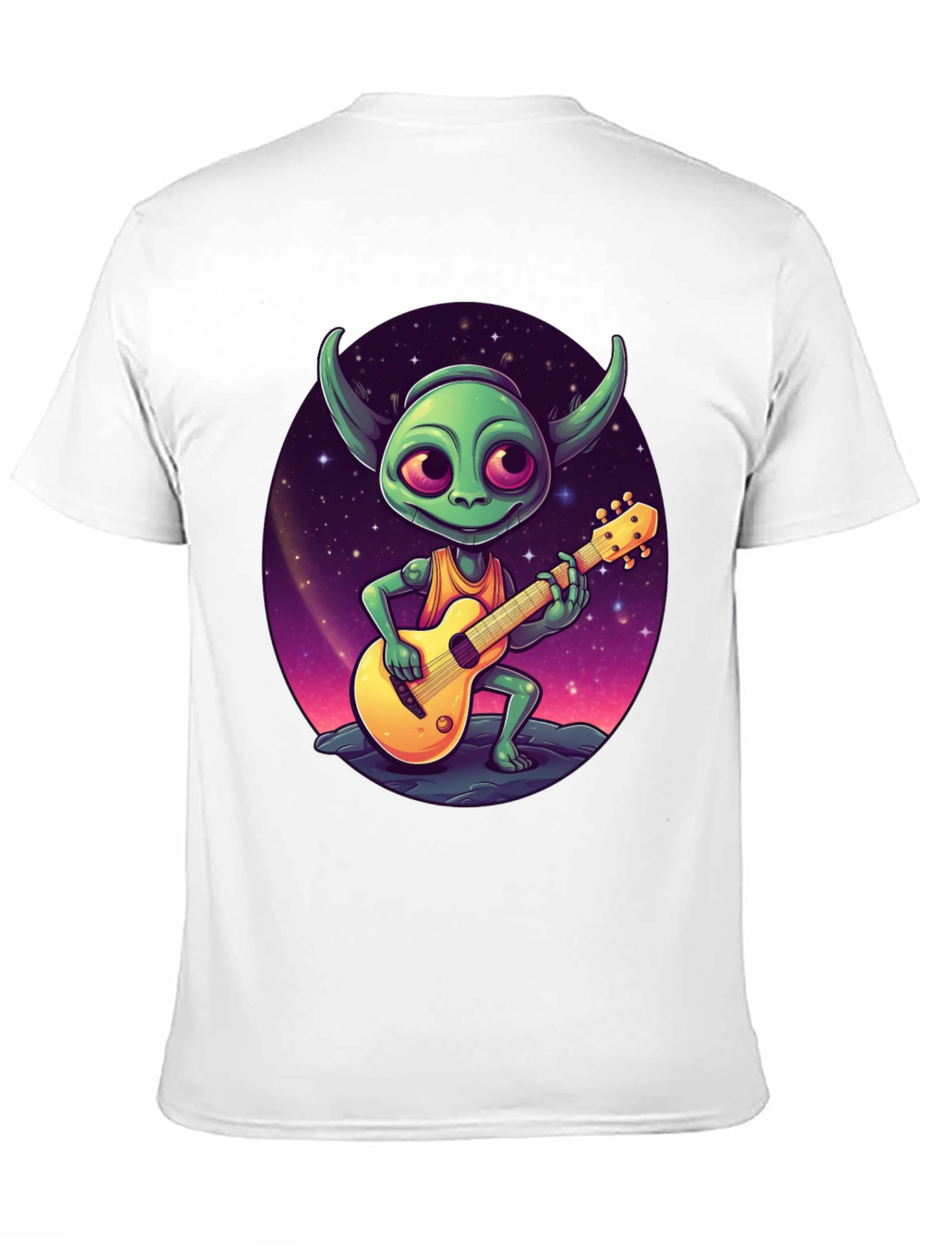 Alien Guitarist Graphic Tee - Rock Your Style!