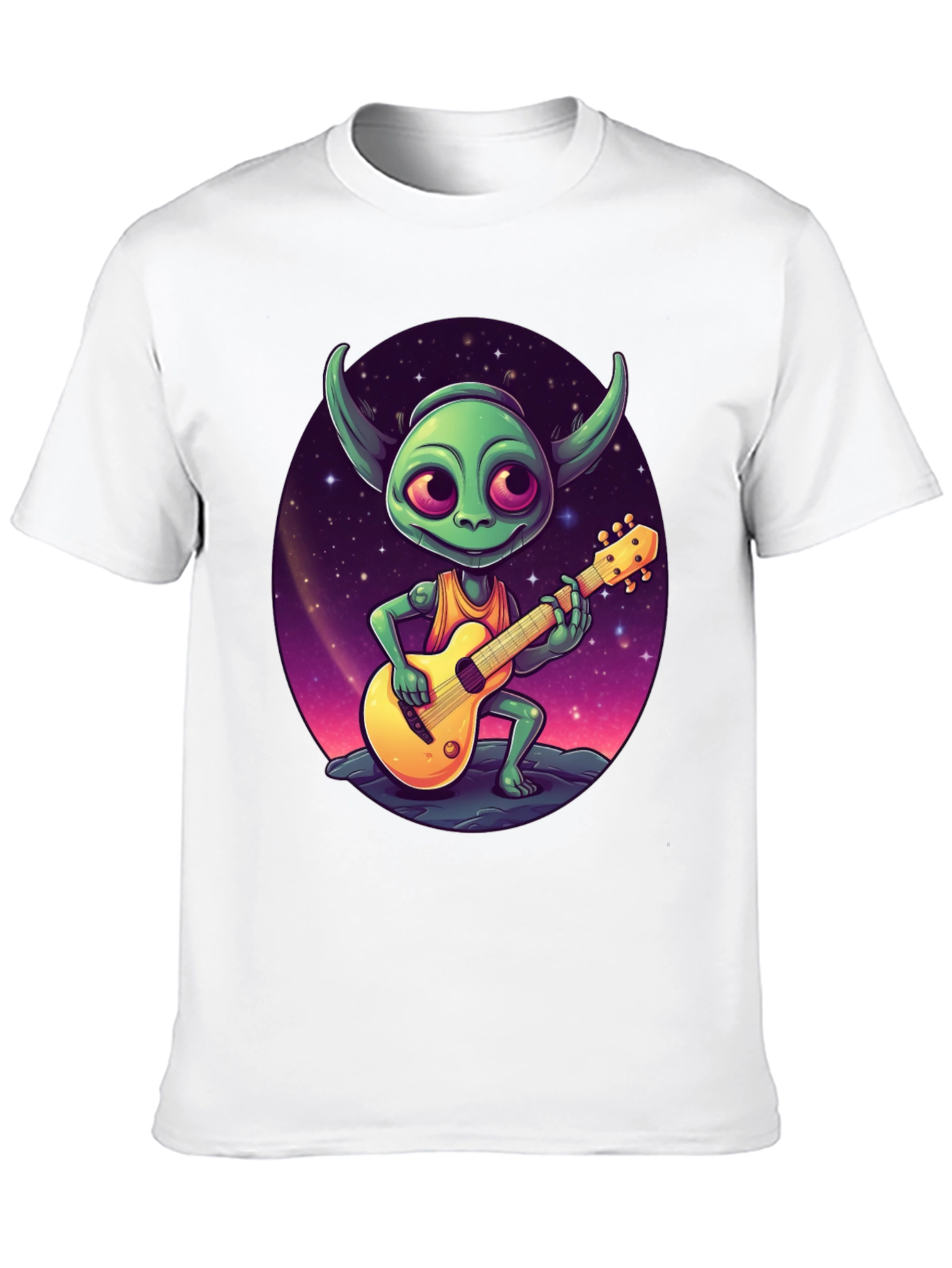 Alien Guitarist Graphic Tee - Rock Your Style!