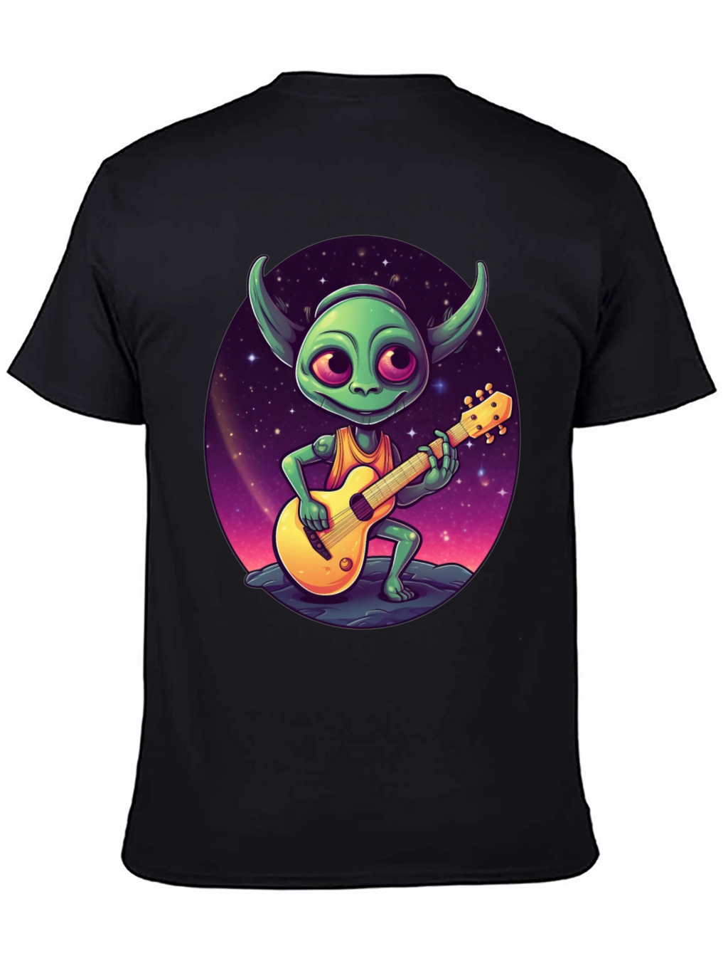 Alien Guitarist Graphic Tee - Rock Your Style!