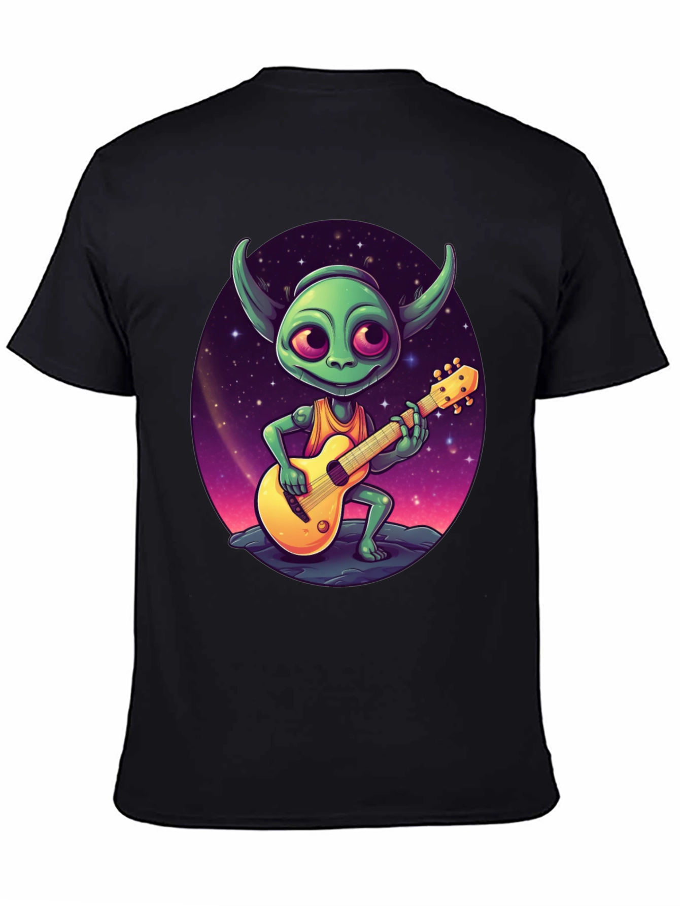 Alien Guitarist Graphic Tee - Rock Your Style!