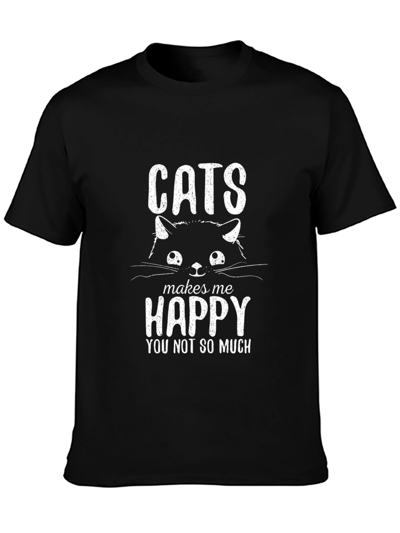 Cats Make Me Happy T-Shirt