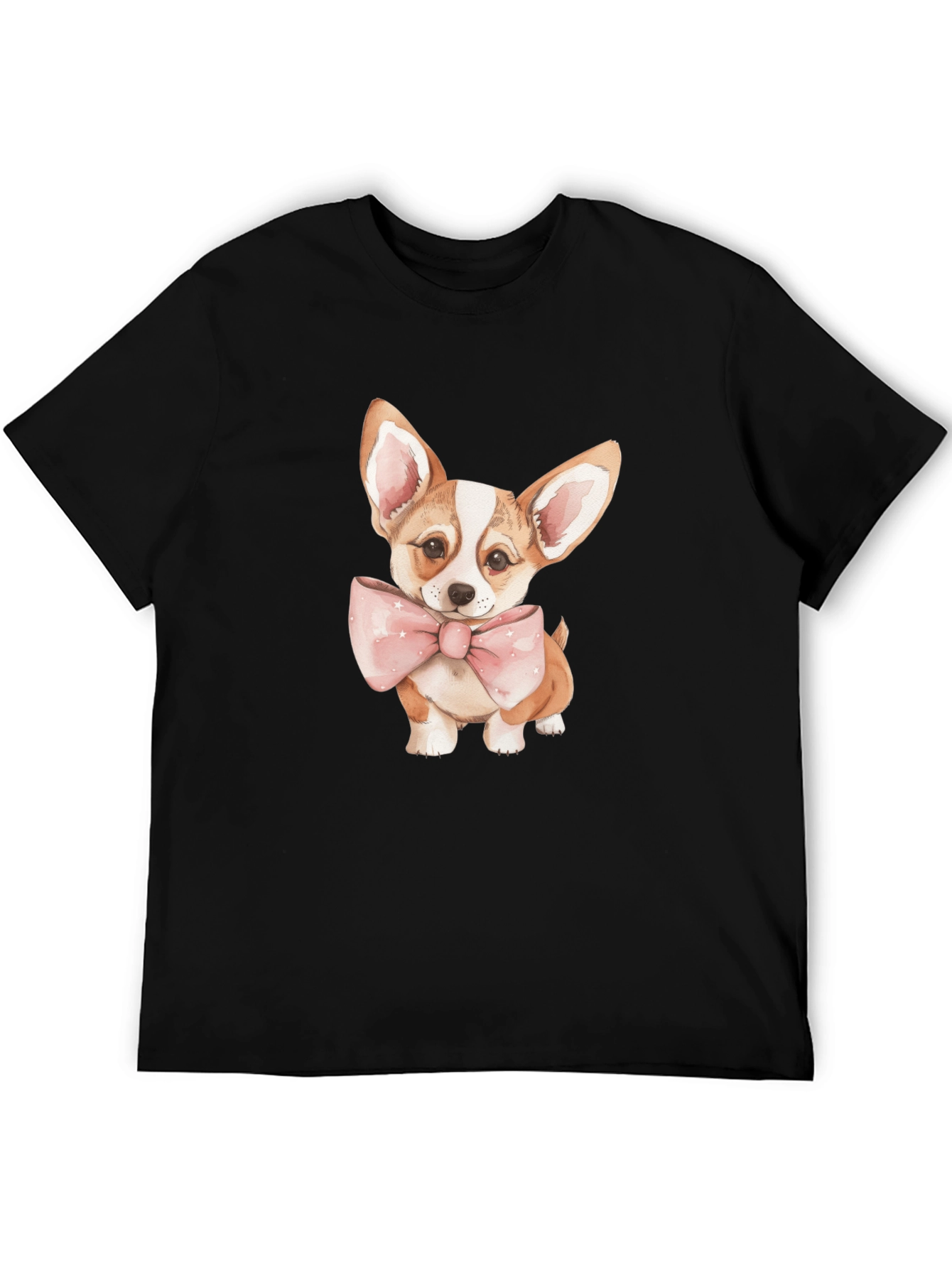 Corgi Bow Tie T-Shirt - Cute Dog Tee