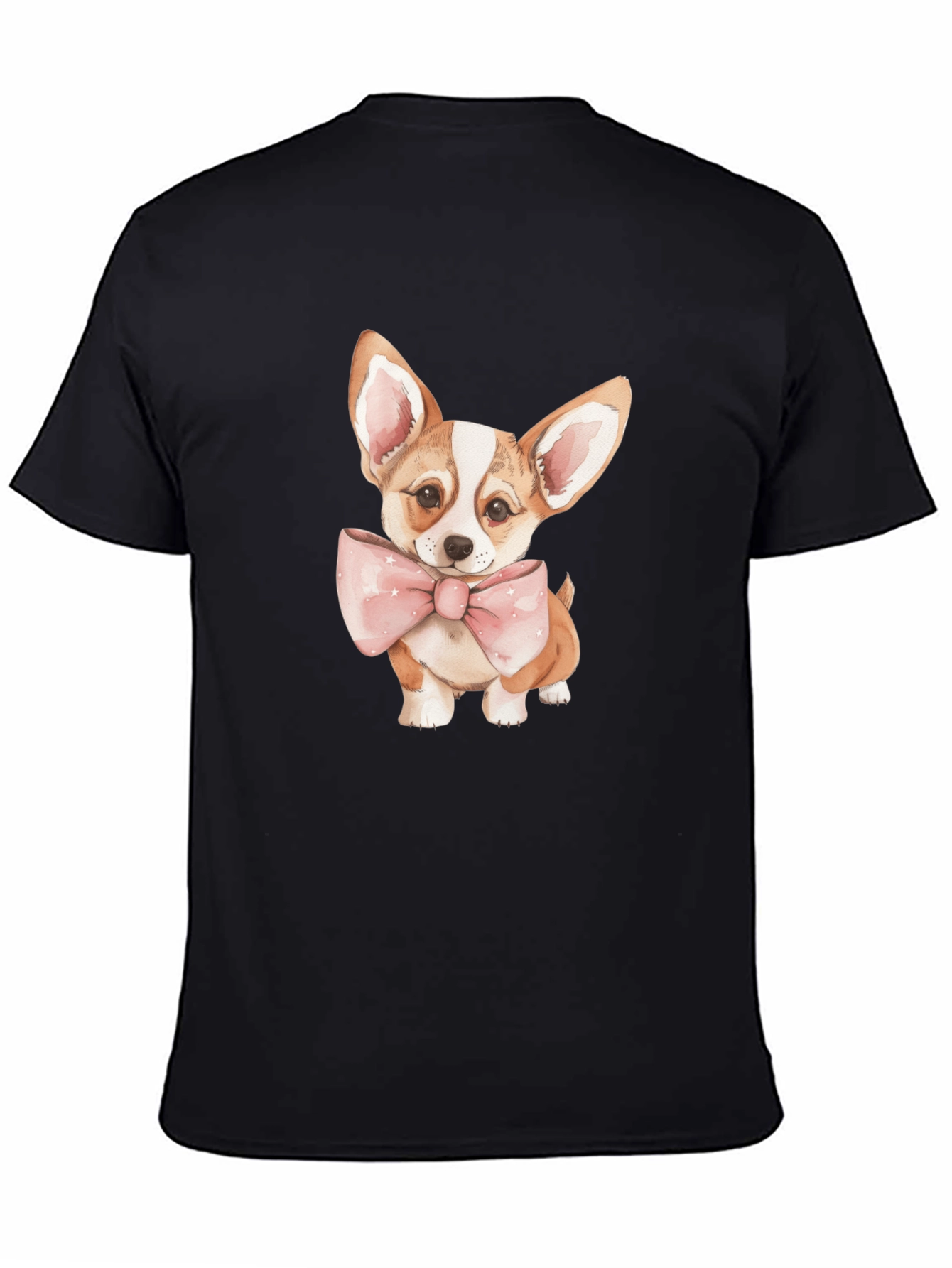 Corgi Bow Tie T-Shirt - Cute Dog Tee
