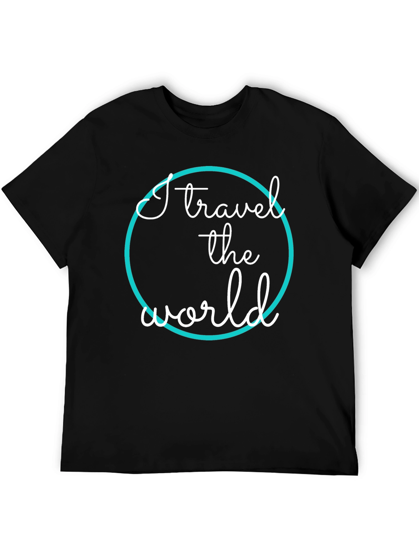 I Travel The World Graphic Tee - Soft Cotton Comfort