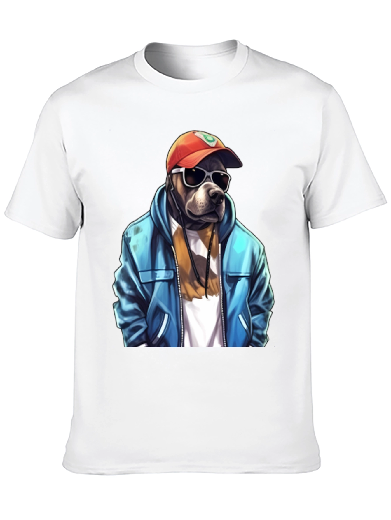 Cool Dog Graphic Tee - Trendy Streetwear Style