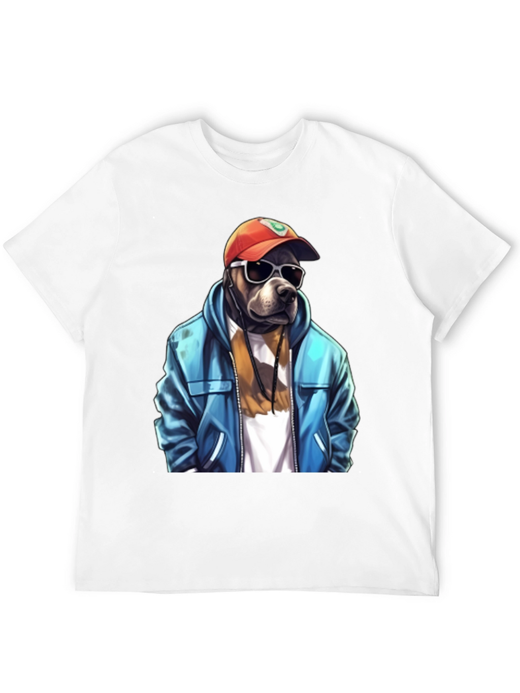 Cool Dog Graphic Tee - Trendy Streetwear Style