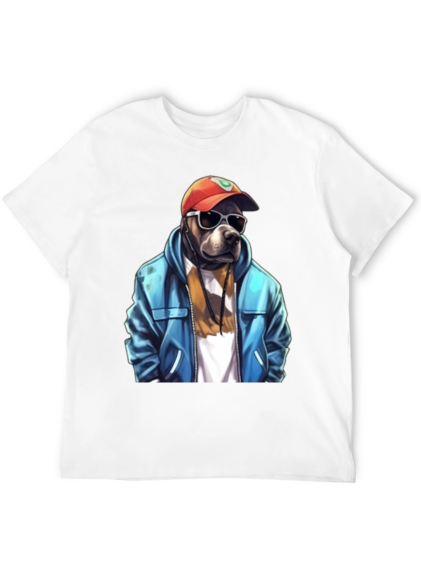 Cool Dog Graphic Tee - Trendy Streetwear Style